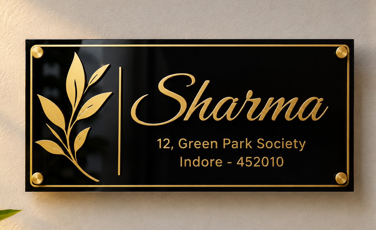 Acrylic House Name Plates
